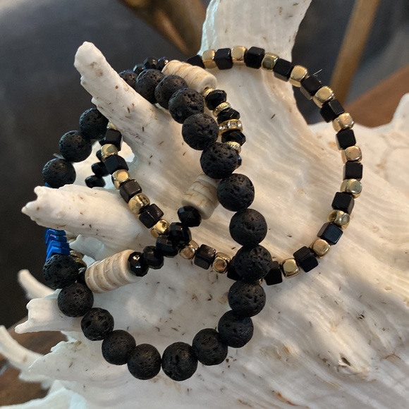 Set of three stack bracelets - Picture 4 of 4